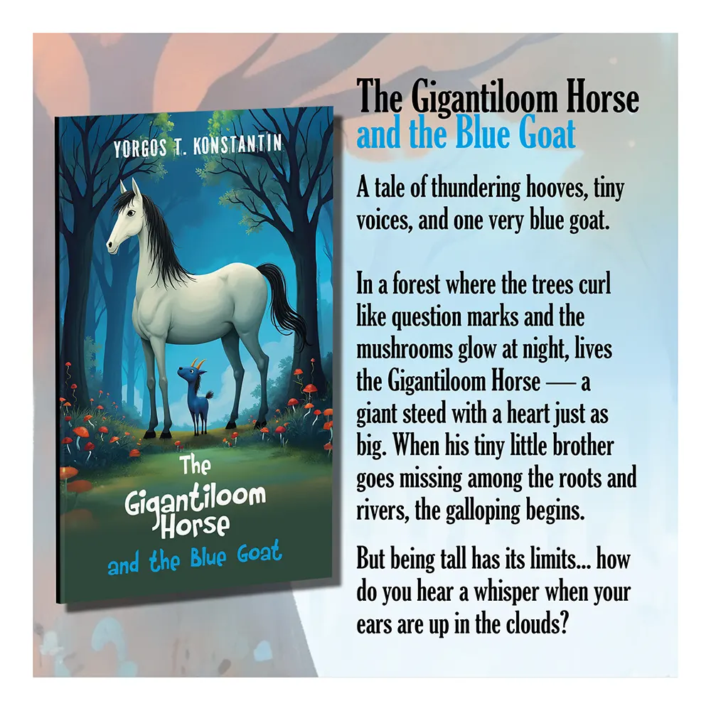 The Gigantiloom Horse and the Blue Goat Kids Book